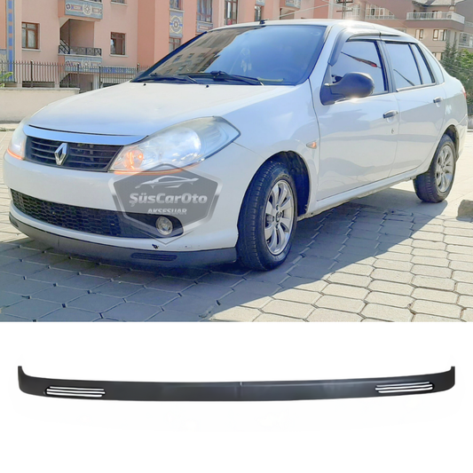 Renault Symbol 2008-2012 Thalia Uyumlu Üniversal V2 Laguna Lip Esnek Ön Lip 2 Parça Tampon Altı Dil Karlık Ön Ek image 0