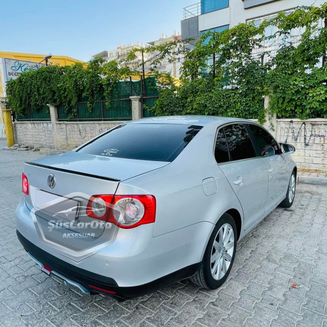 Vw Jetta MK5 2005-2010 Bagaj Üstü Spoiler Çıtası Piano Black Parlak Siyah image 1