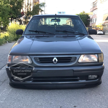 Renault 9-11 Broadway Fairway Spring Flash Tüm Kasalar İçin Uyumlu Üniversal V2 Laguna Lip Esnek Ön Lip 2 Parça Tampon Altı Dil Karlık Ön Ek image 2