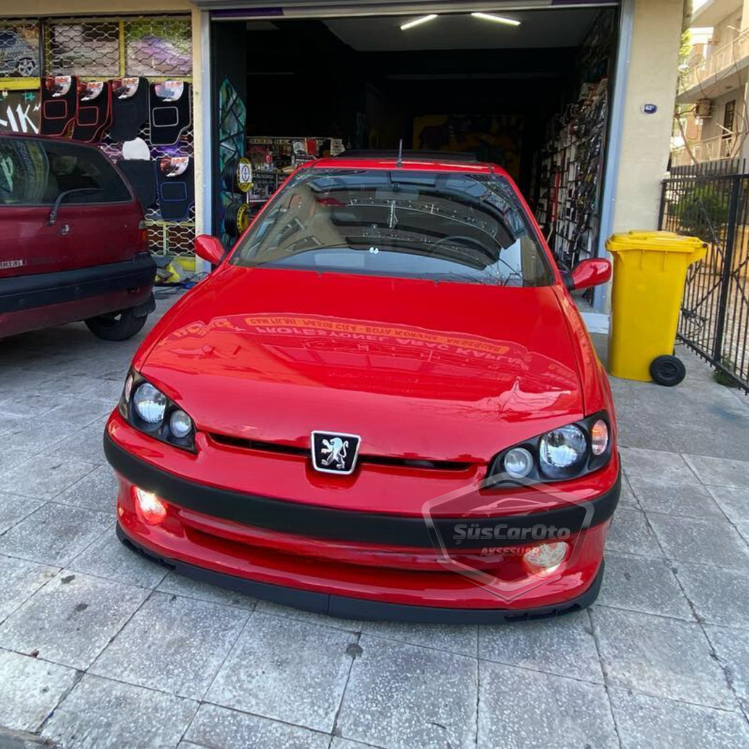 Peugeot 106 1991-2004 Uyumlu Üniversal Laguna Lip Esnek Ön Lip 2 Parça Tampon Altı Dil Karlık Ön Ek image 4
