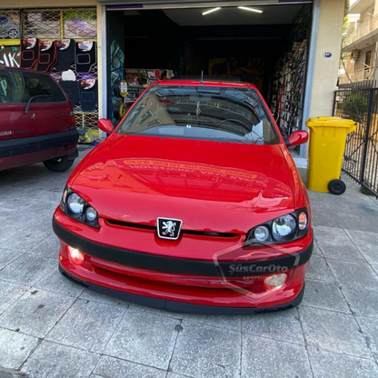 Peugeot 106 1991-2004 Uyumlu Üniversal Laguna Lip Esnek Ön Lip 2 Parça Tampon Altı Dil Karlık Ön Ek image 4