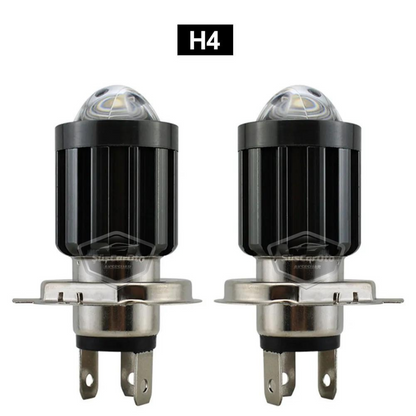 Peugeot 106 1991-2004 Uyumlu Mercekli Far Ampulü Led Xenon Çift Renk Sarı-Beyaz Far Şimşek Etkili CSP Led Lamba Uzun Kısa 2 Adet Takım image 1