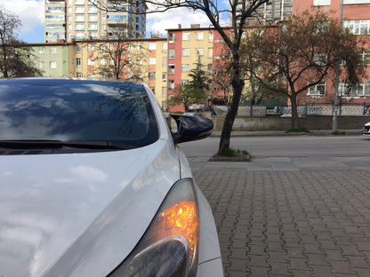 Hyundai Elantra 2011-2016 Batman Yarasa Ayna Kapağı Piano Black ABS Plastik image 9