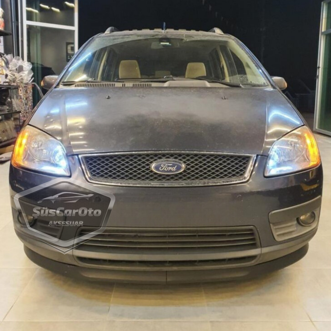 Ford C-Max 2003-2007 Uyumlu Üniversal Astra H lip Esnek Ön Lip 2 Parça Tampon Altı Dil Karlık Ön Ek image 2