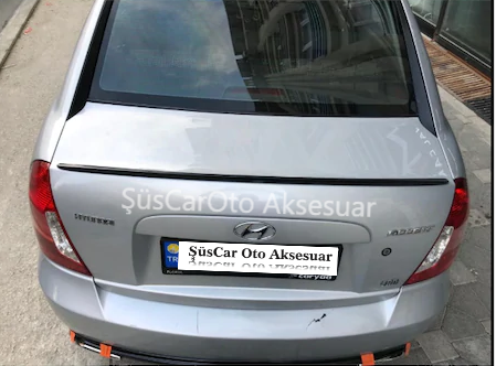 Hyundai Accent Era Bagaj Üstü Spoiler Bagaj Çıtası Piano Black image 1