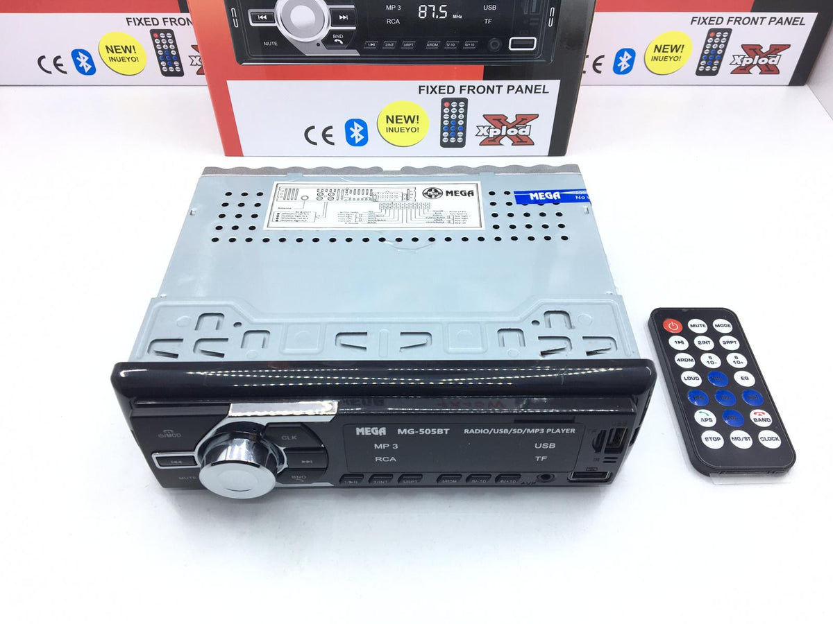 MEGA MG-505BT Oto Radyo Teyp Bluetooth 2xUsb/Sd/AUX Kumandalı 45Wx4 image 5