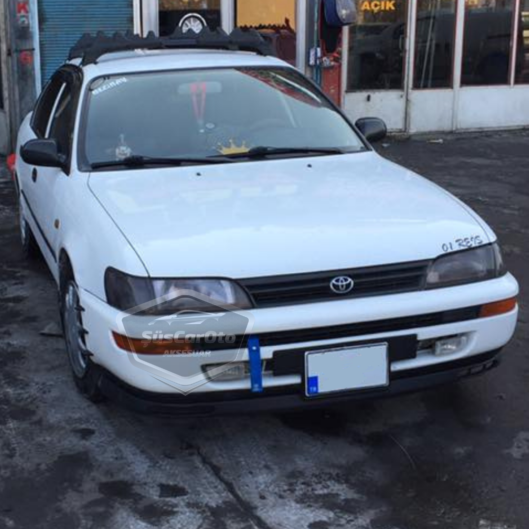 Toyota Corolla AE101 Efsane Kasa 1991-1998 Uyumlu Üniversal Laguna Lip Esnek Ön Lip 2 Parça Tampon Altı Dil Karlık Ön Ek image 4