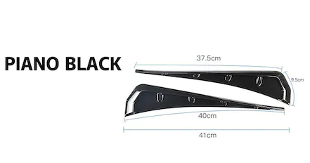 Üniversal Civic FC5 Tipi Piano Black Çamurluk Venti Izgarası 2 Adet image 2
