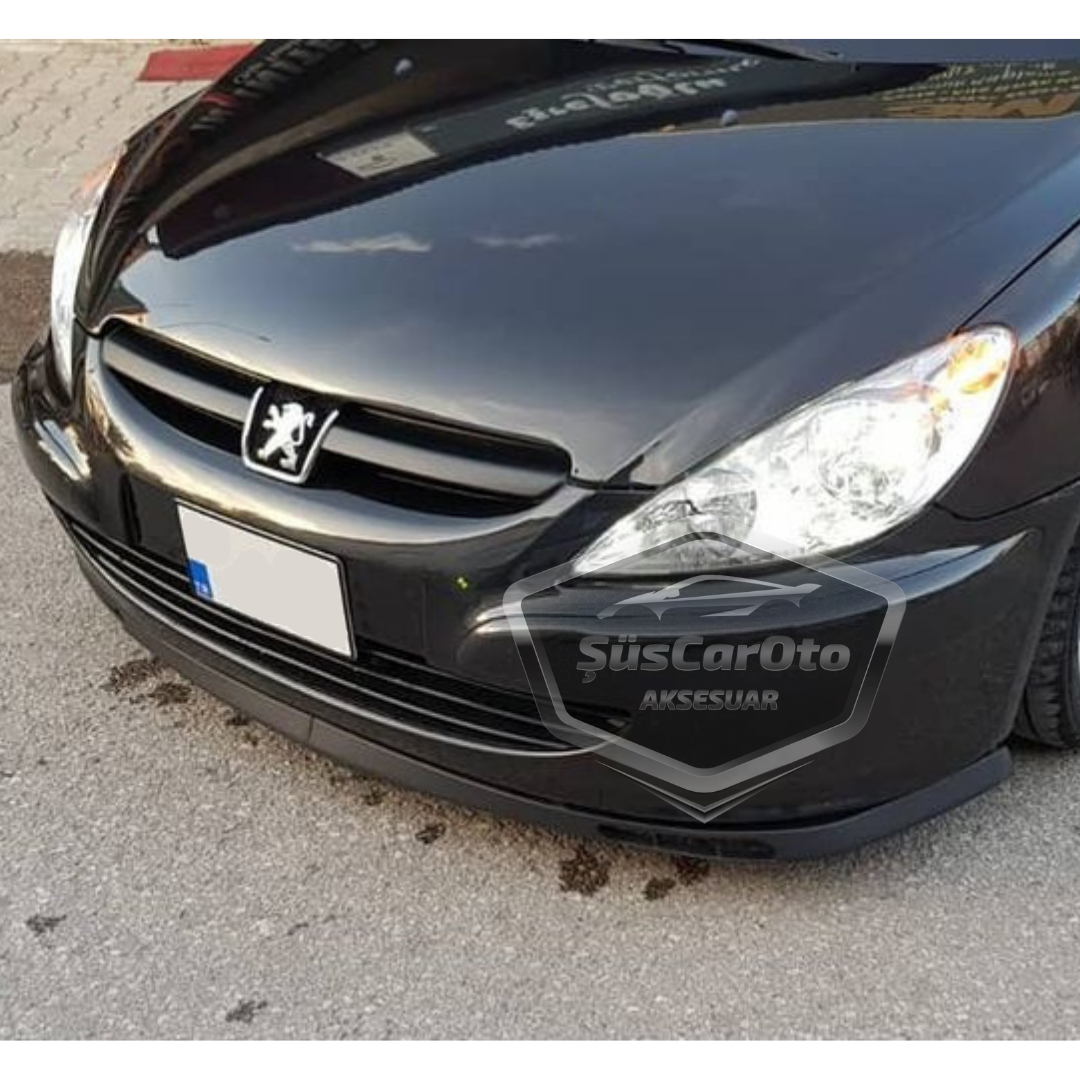 Peugeot 307 2001-2008 Uyumlu Üniversal Laguna Lip Esnek Ön Lip 2 Parça Tampon Altı Dil Karlık Ön Ek image 6