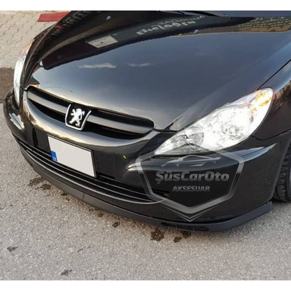 Peugeot 307 2001-2008 Uyumlu Üniversal Laguna Lip Esnek Ön Lip 2 Parça Tampon Altı Dil Karlık Ön Ek image 6