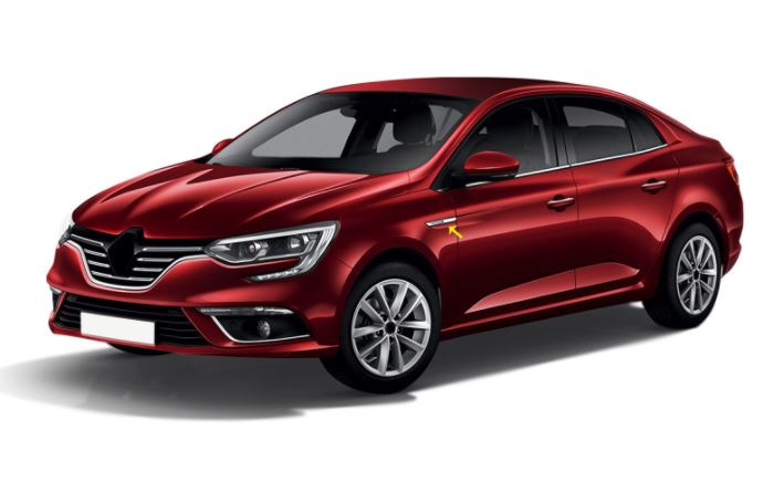 Renault Megane 4 Hb&amp;SD 2016 Sonrası Krom Çamurluk Sinyal Çıtası 2 Parça image 1
