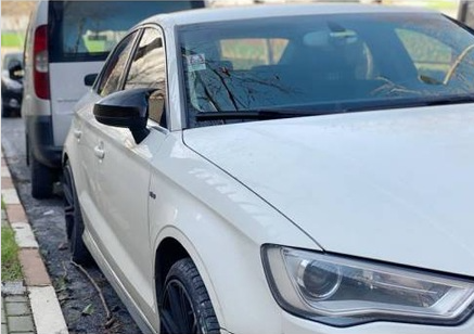 Audi A3 8V 2012-2019 Batman Yarasa Ayna Kapağı Piano Black ABS Plastik image 4