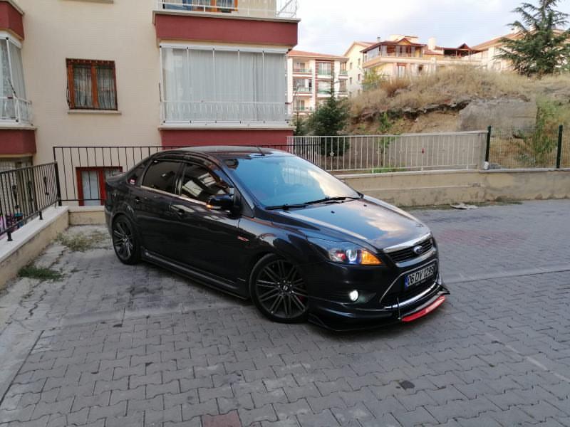 Üniversal Esnek 4 Parça Kırmızı Dilli Lip Piano Black Flaplı Kanatlı ABS Plastik image 4