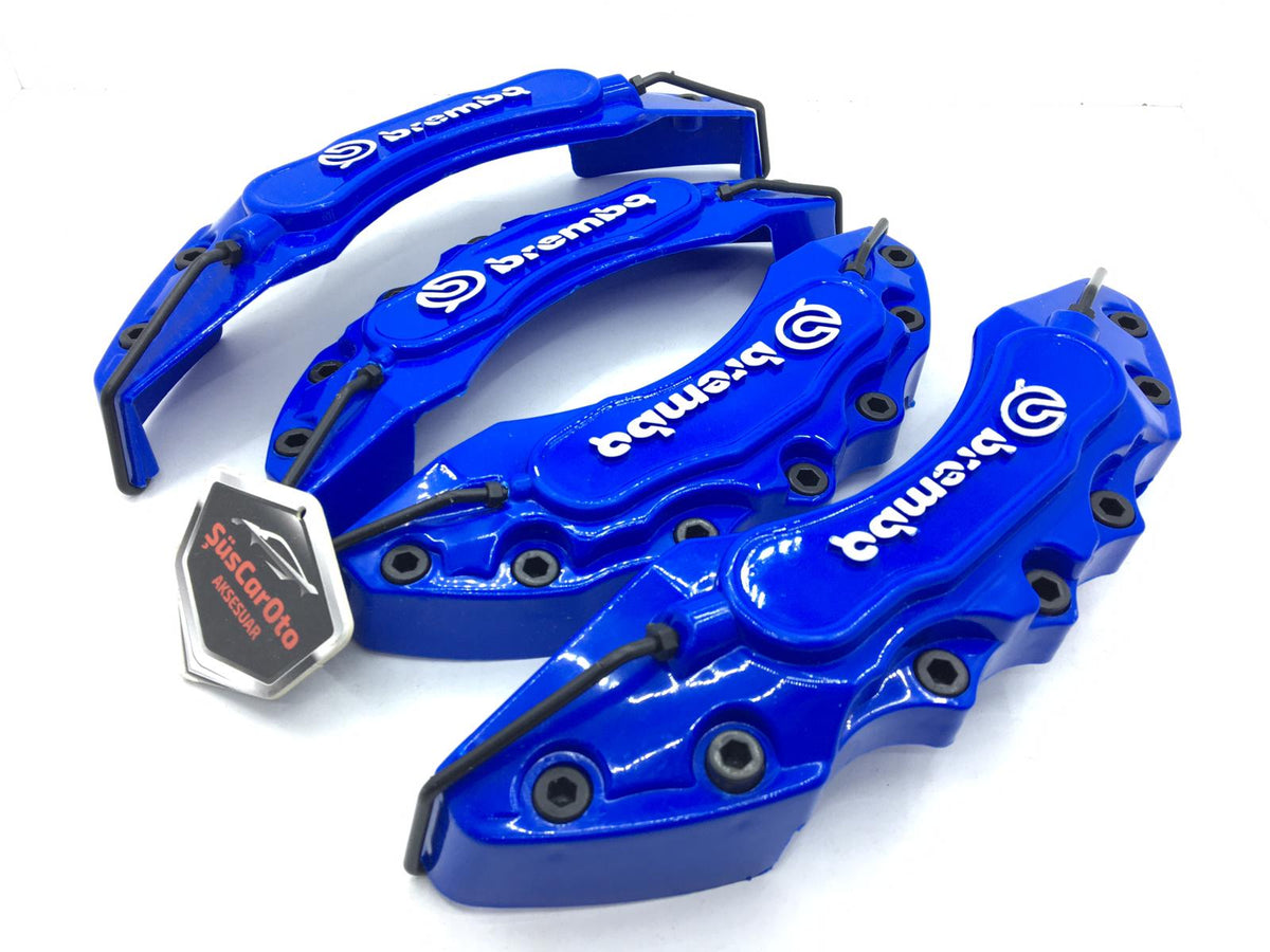 Brembo Fren Kaliper Kapağı 4'lü Set Üniversal 17'' ve Üzeri Mavi image 2