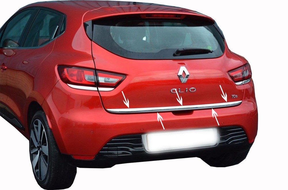 Renault Clio 4 Hb Krom Bagaj Alt Çıtası 2012 ve Üzeri image 4