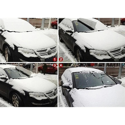 Oto Ön Cam Brandası Araç Camı Buzlanma Önleyici Ve Koruyucu Branda Cam Üstü Kar Örtüsü Buz Brandası Güneş Önleyici image 3