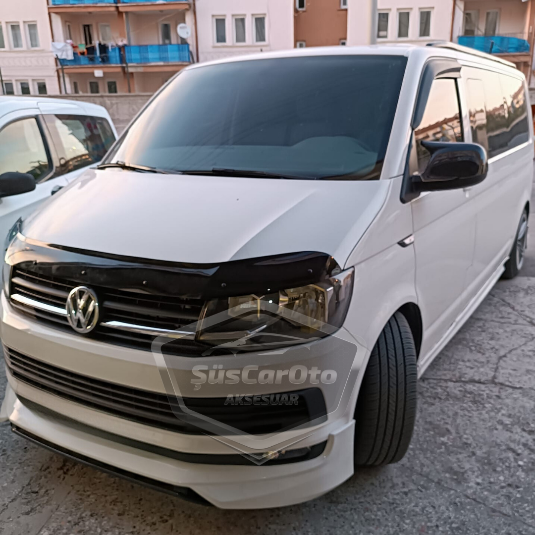 Vw Transporter T6 - T7 2010-2022 Uyumlu Batman Yarasa Ayna Kapağı Piano Black ABS Plastik image 2