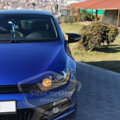 Vw Scirocco 2008-2016 Batman Yarasa Ayna Kapağı Piano Black ABS Plastik image 3