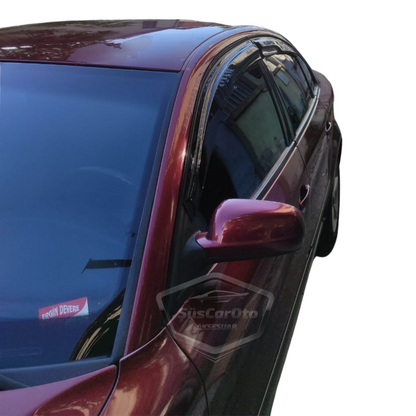 Vw Passat B5 - B5.5 1996-2005 Uyumlu Mugen Cam Rüzgarlığı Seti Piano Black 4'lü İthal image 5