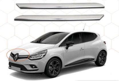 Renault Clio 4 Hb Krom Ön Panjur 2 Parça 2012 ve Üzeri image 2
