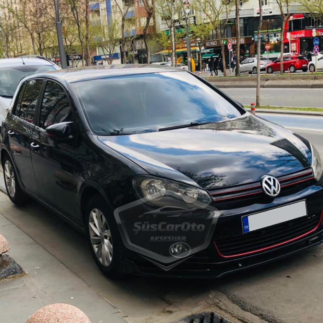 Vw Golf 6 2008-2012 Batman Yarasa Ayna Kapağı Piano Black ABS Plastik image 5