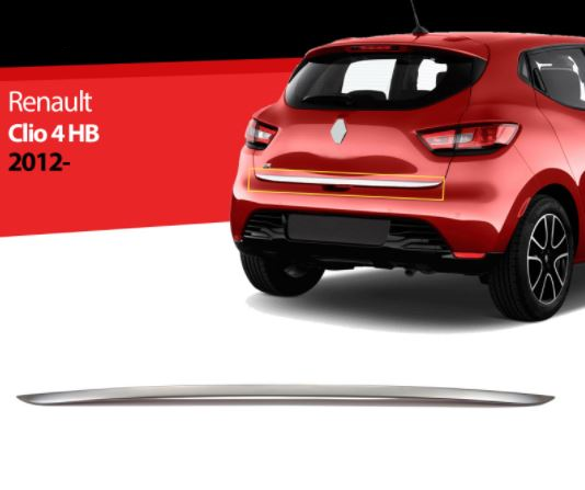 Renault Clio 4 Hb Krom Bagaj Alt Çıtası 2012 ve Üzeri image 0