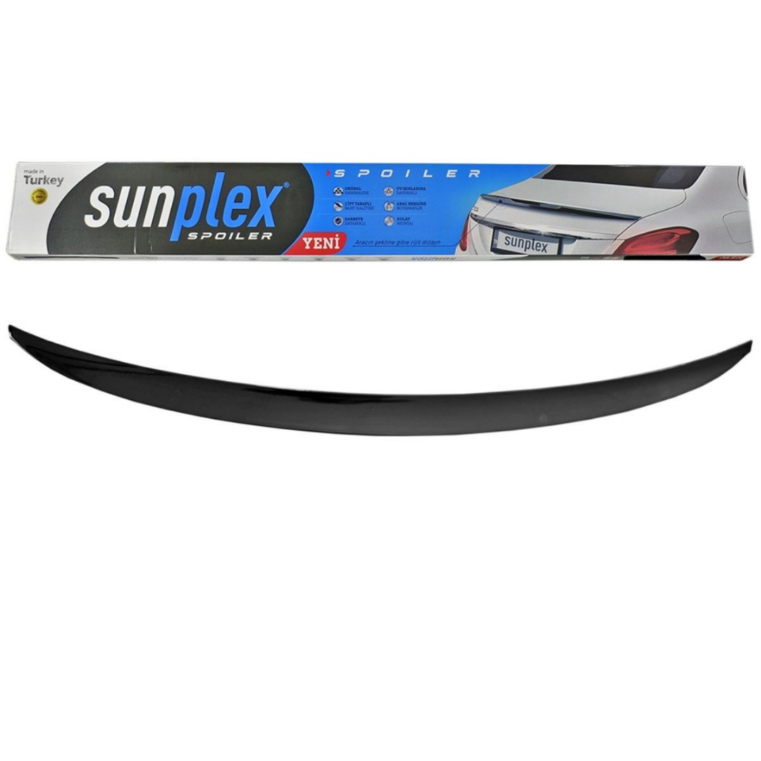 Sunplex Hyundai Accent Blue Bagaj Üstü Spoiler Piano Black 2011-2018 image 3