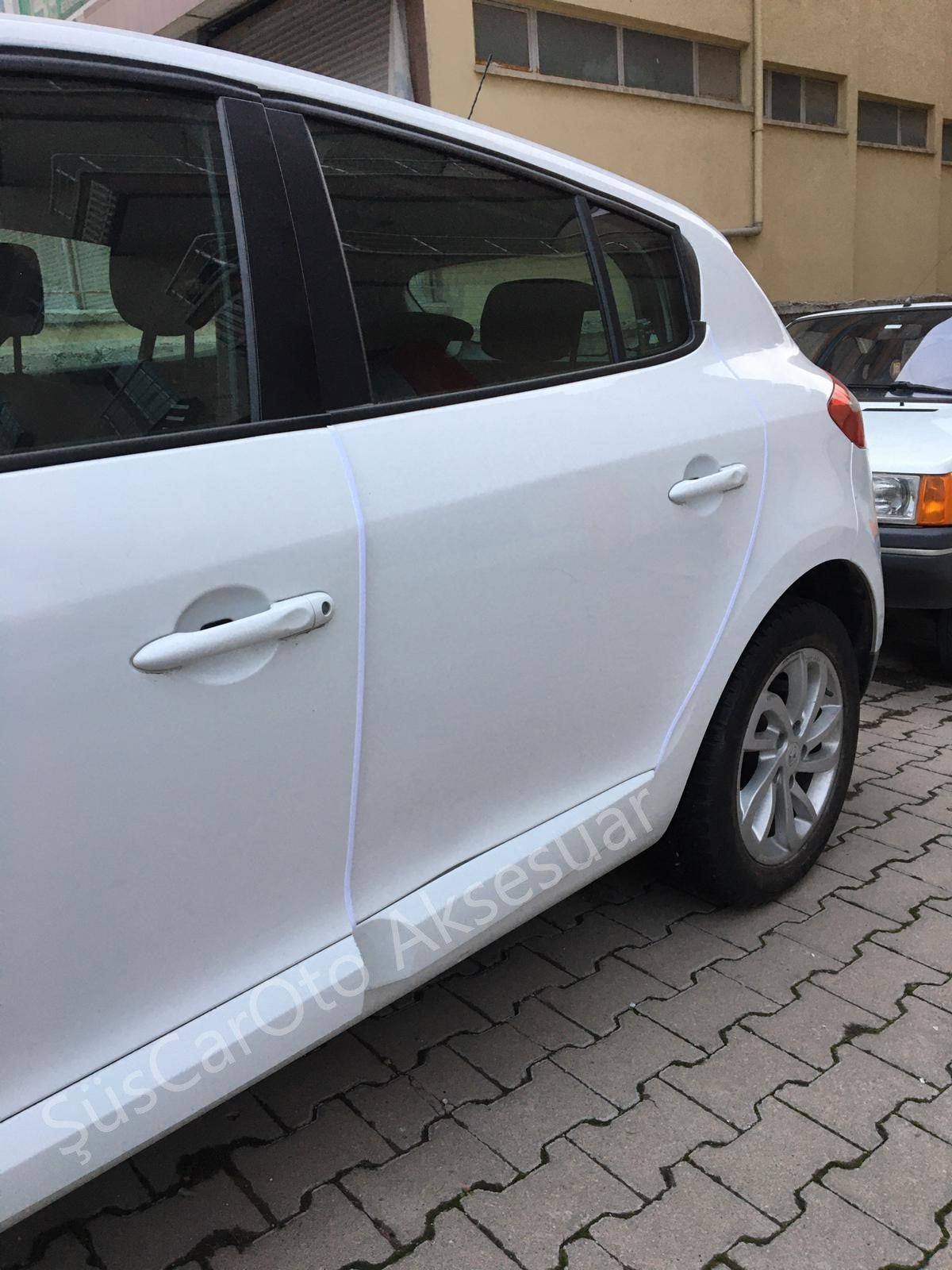 SAMURAİ Araç Kapı Koruma Fitili Çarpma Çizik Önleyici BEYAZ image 1