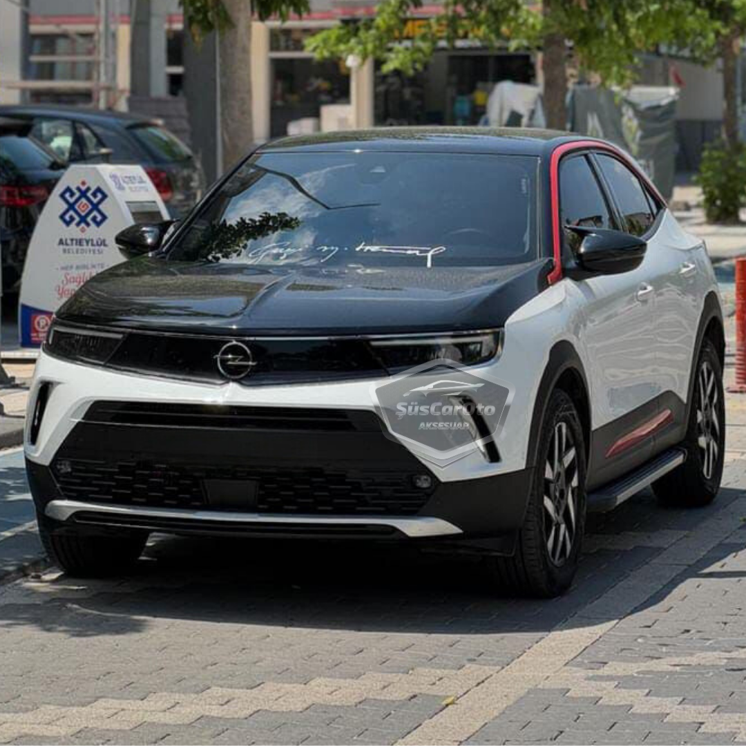 Opel Mokka 2021 Sonrası Uyumlu Batman Yarasa Ayna Kapağı Piano Black ABS Plastik Sağ Sol Takım image 0