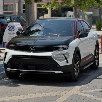 Opel Mokka 2021 Sonrası Uyumlu Batman Yarasa Ayna Kapağı Piano Black ABS Plastik Sağ Sol Takım image 0