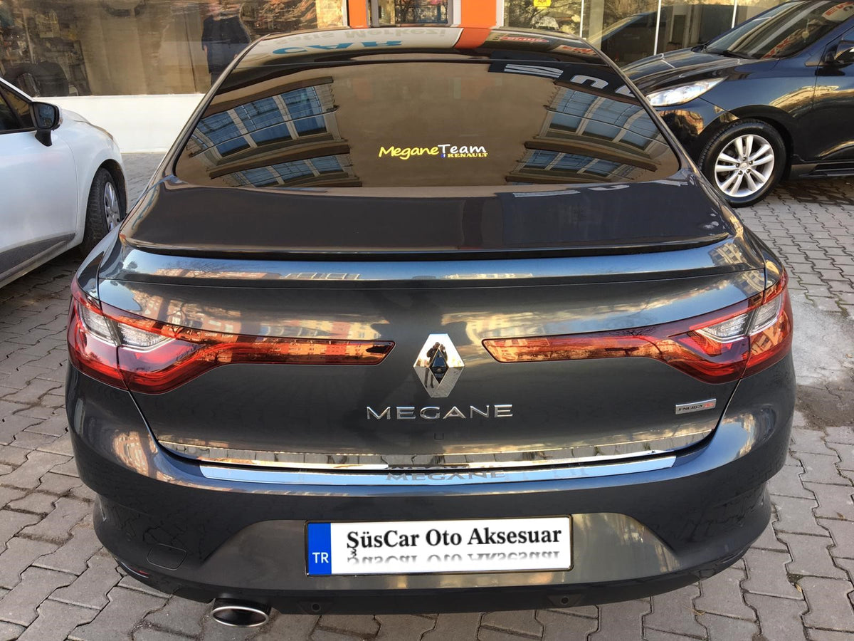 Renault Megane 4 Sedan Kasa Bagaj Üstü Spoiler Piano Black Siyah image 0
