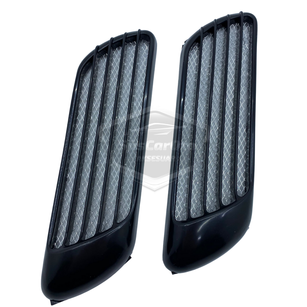 Üniversal Her Araca Uyumlu Kaput Üstü Havalandırma Izgarası Venti Universal Air Scoop Peugeot 206 Tip 2'li image 1