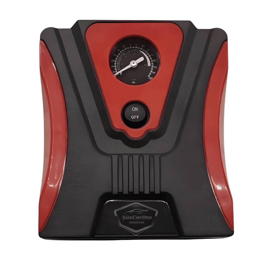 Taşınabilir Oto Hava Kompresörü Araç Hava Pompası 12V Mini Lastik Bot Şişirme Çakmaklık Girişli Basınç Göstergeli 150 PSİ 60W image 8