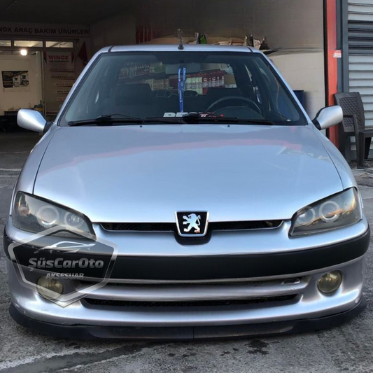 Peugeot 106 1991-2004 Uyumlu Üniversal Astra H lip Esnek Ön Lip 2 Parça Tampon Altı Dil Karlık Ön Ek image 0