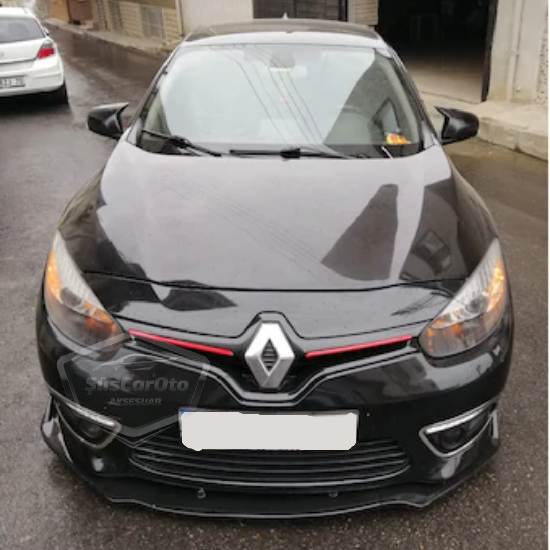 Renault Fluence 2009-2016 Batman Yarasa Ayna Kapağı Piano Black ABS Plastik image 2