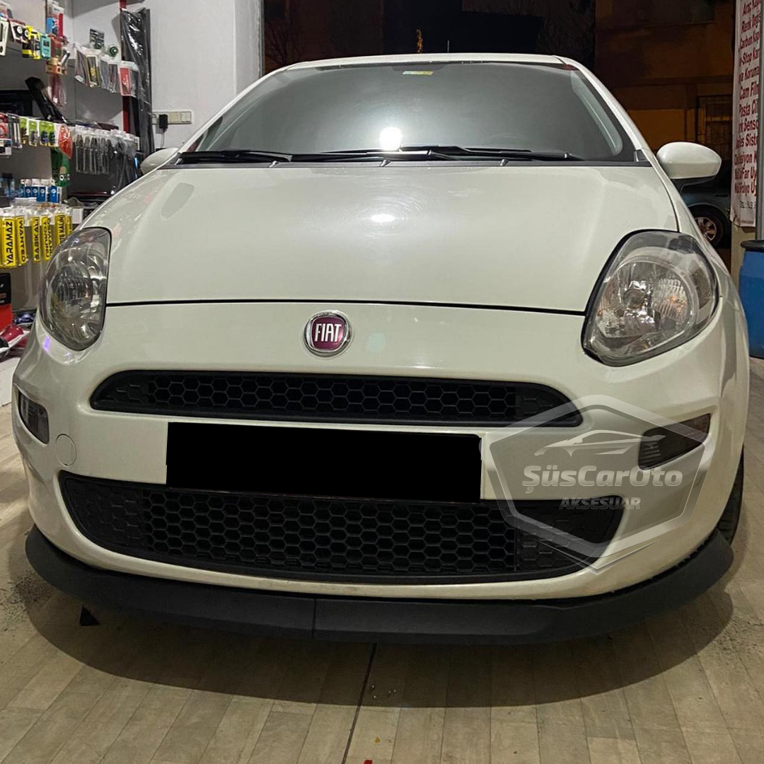 Fiat Punto 2006-2018 Uyumlu Üniversal Astra H lip Esnek Ön Lip 2 Parça Tampon Altı Dil Karlık Ön Ek image 6