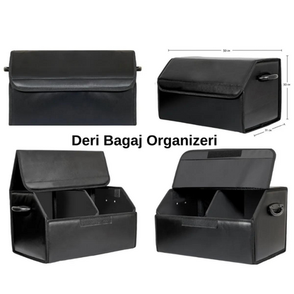 Araç Bagaj Düzenleyici Deri Çanta Organizer Deri Araba Çantası Oto Içi Eşya Aksesuarları Düzenleme Otomobil Aksesuar Malzeme image 1