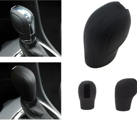 Volkswagen Seat Skoda Golf DSG Silikon Vites Topuz Kılıfı Siyah image 0