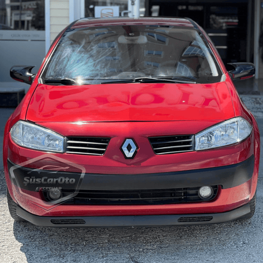 Renault Megane 2 2003-2008 Uyumlu Üniversal V2 Laguna Lip Esnek Ön Lip 2 Parça Tampon Altı Dil Karlık Ön Ek image 0