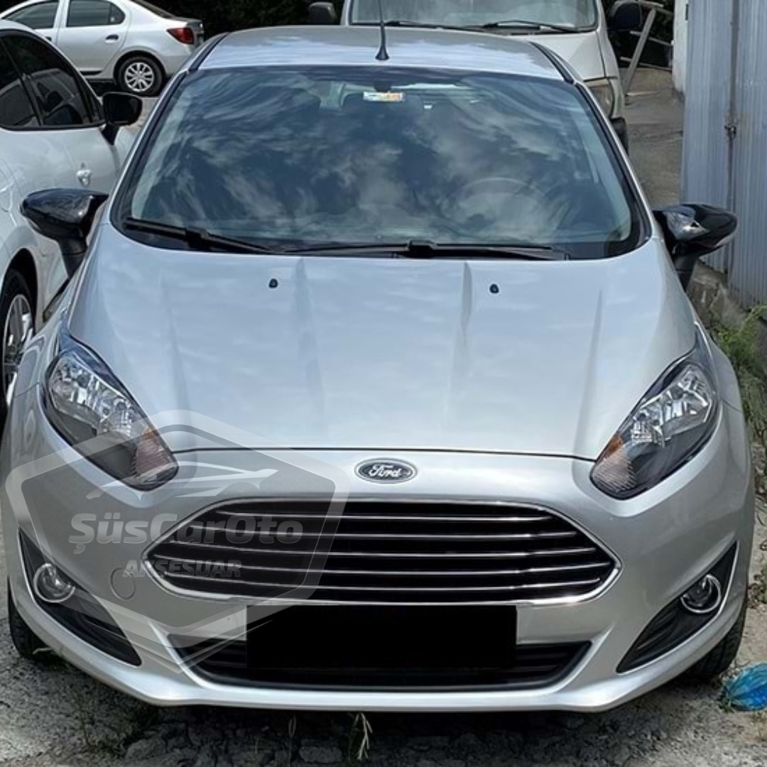 Ford Fiesta 2008-2017 Batman Yarasa Ayna Kapağı Piano Black ABS Plastik image 0