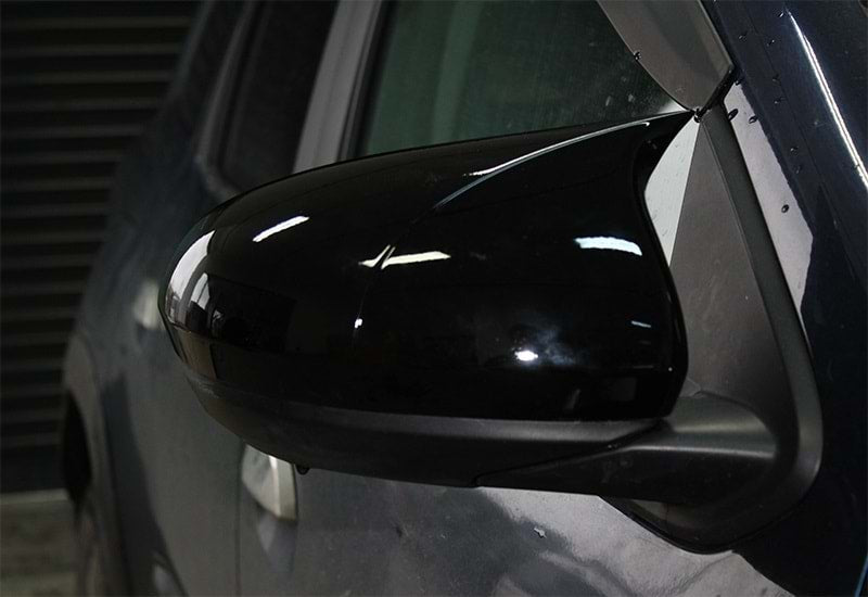 Dacia Duster 2 2018 Sonrası Batman Yarasa Ayna Kapağı Piano Black ABS Plastik image 2