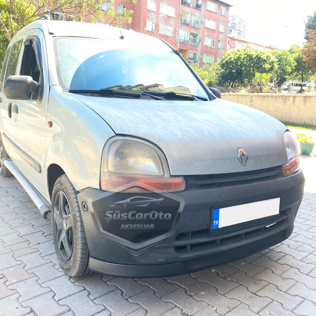 Renault Kangoo 1 1998-2007 Uyumlu Üniversal Astra H lip Esnek Ön Lip 2 Parça Tampon Altı Dil Karlık Ön Ek image 1
