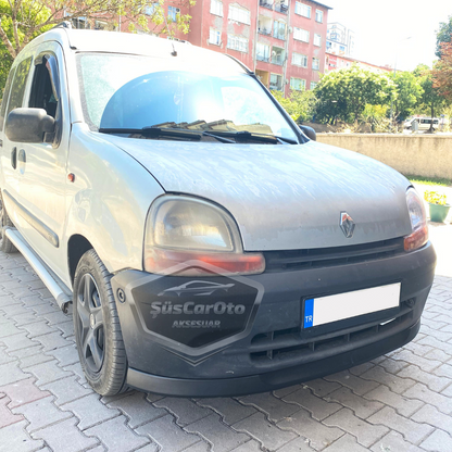 Renault Kangoo 1 1998-2007 Uyumlu Üniversal Astra H lip Esnek Ön Lip 2 Parça Tampon Altı Dil Karlık Ön Ek image 1