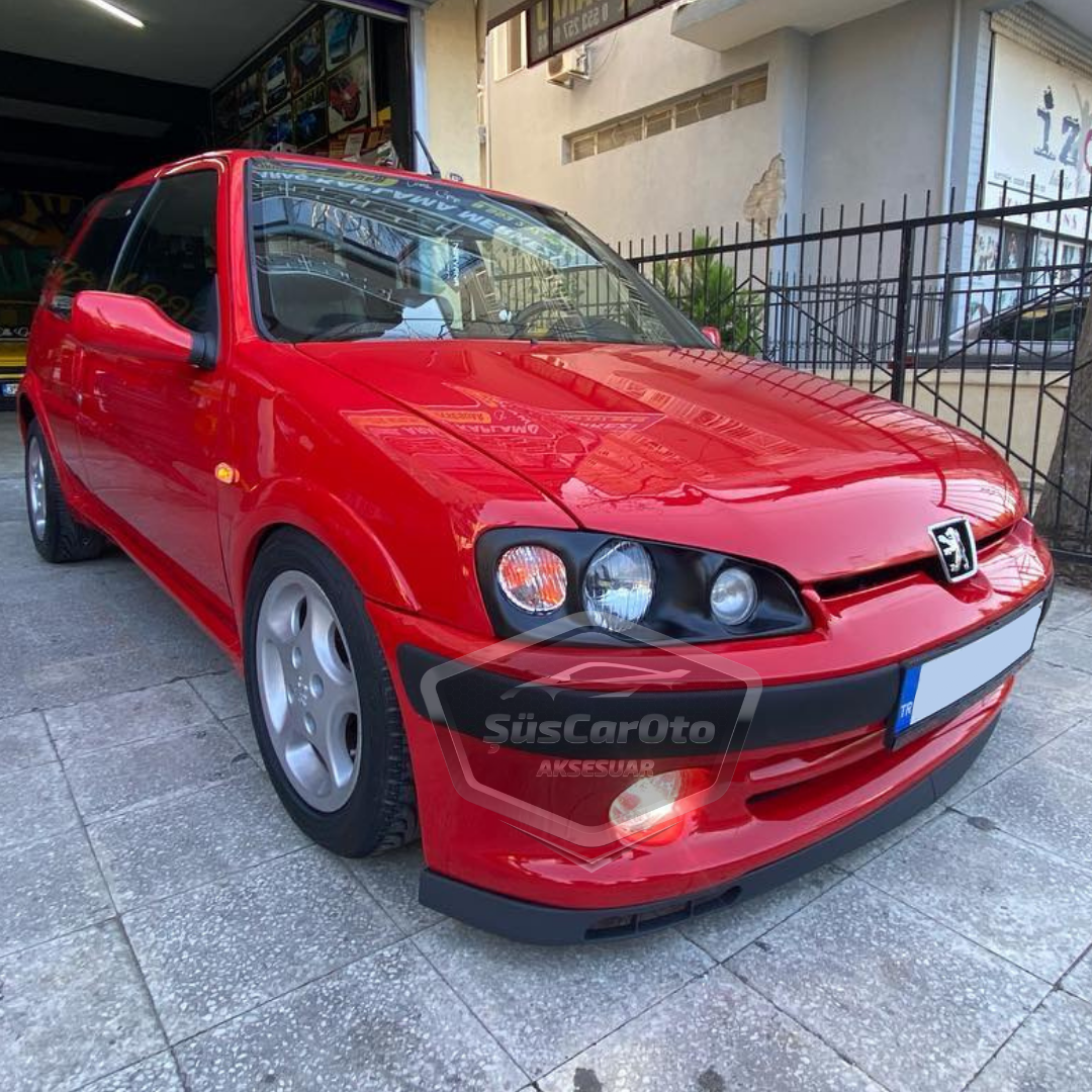 Peugeot 106 1991-2004 Uyumlu Üniversal Laguna Lip Esnek Ön Lip 2 Parça Tampon Altı Dil Karlık Ön Ek image 2