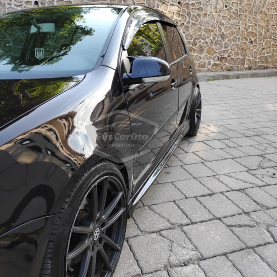 Vw Golf 5 2003-2009 Batman Yarasa Ayna Kapağı Piano Black ABS Plastik image 2