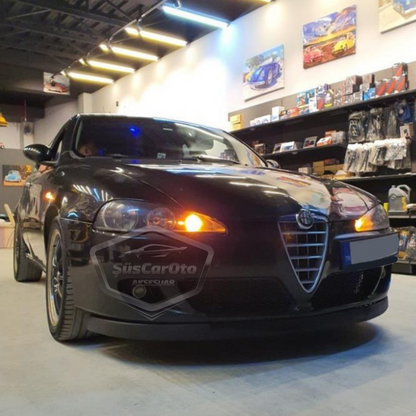 Alfa Romeo 147 Uyumlu Üniversal Astra H lip Esnek Ön Lip 2 Parça Tampon Altı Dil Karlık Ön Ek image 2
