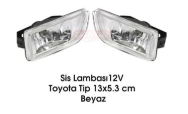 Carub Efsane Kasa Toyota Tip Sis Lambası 12V Beyaz 2 Adet(Emark Belgeli) image 4