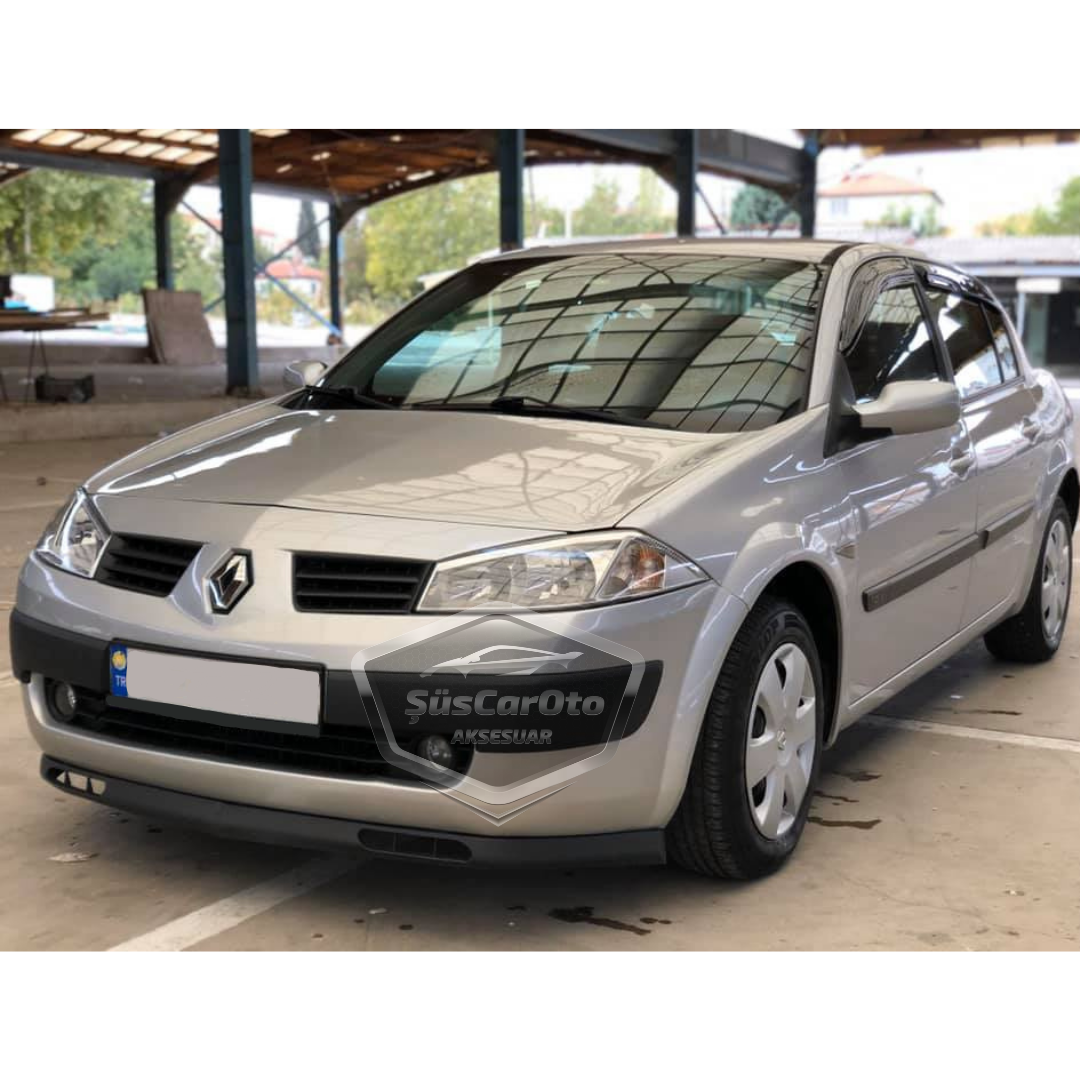 Renault Megane 2 2003-2008 Uyumlu Üniversal Laguna Lip Esnek Ön Lip 2 Parça Tampon Altı Dil Karlık Ön Ek image 0