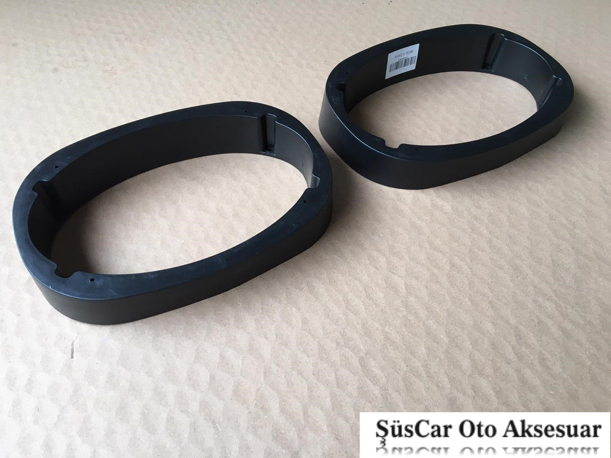 6x9 Üniversal Oval Hoparlör Yükseltici Hoparlör Kasnağı 2 Adet image 2