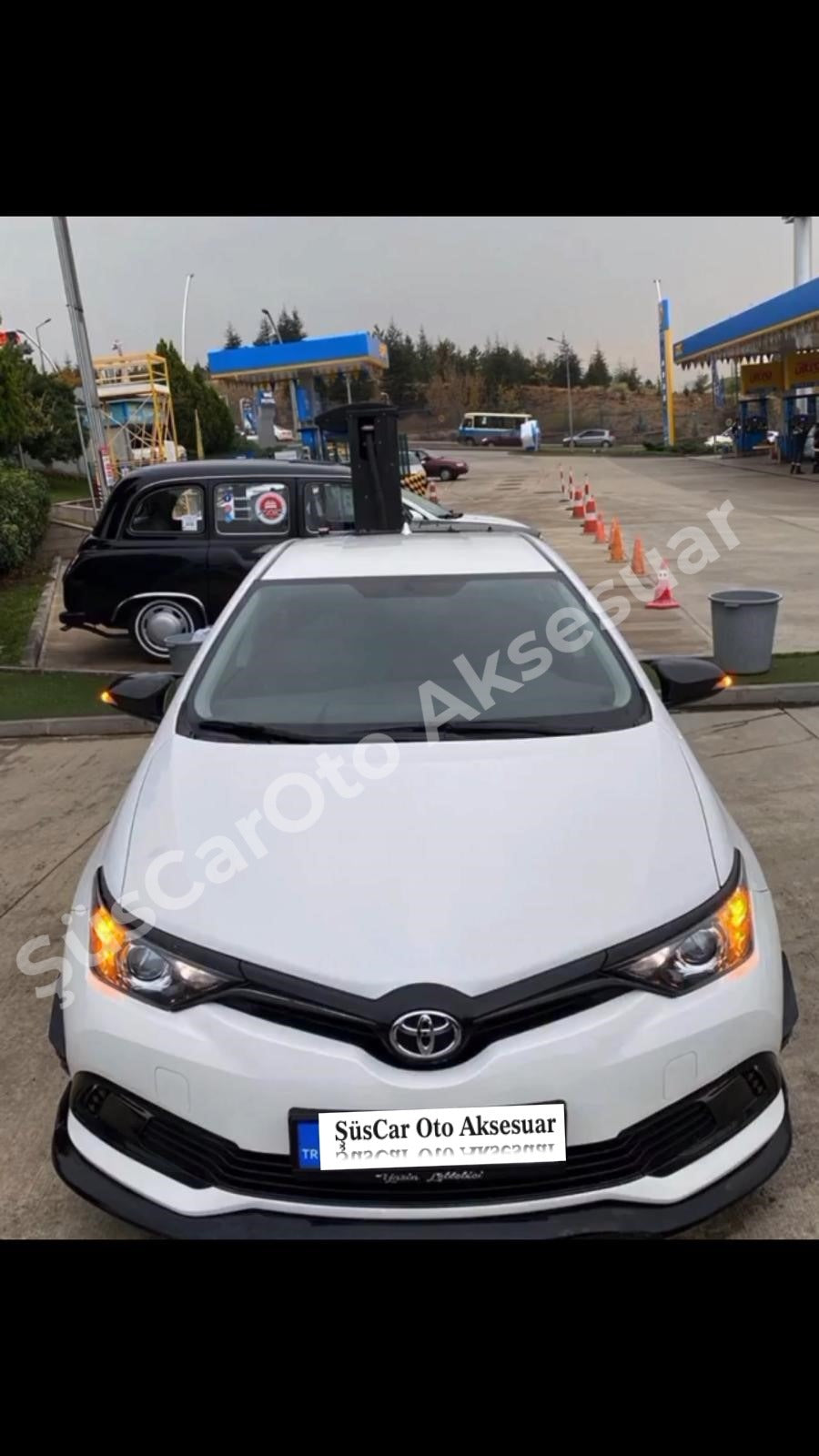 Toyota Avensis 2015-2018 Batman Yarasa Ayna Kapağı Piano Black ABS Plastik image 4